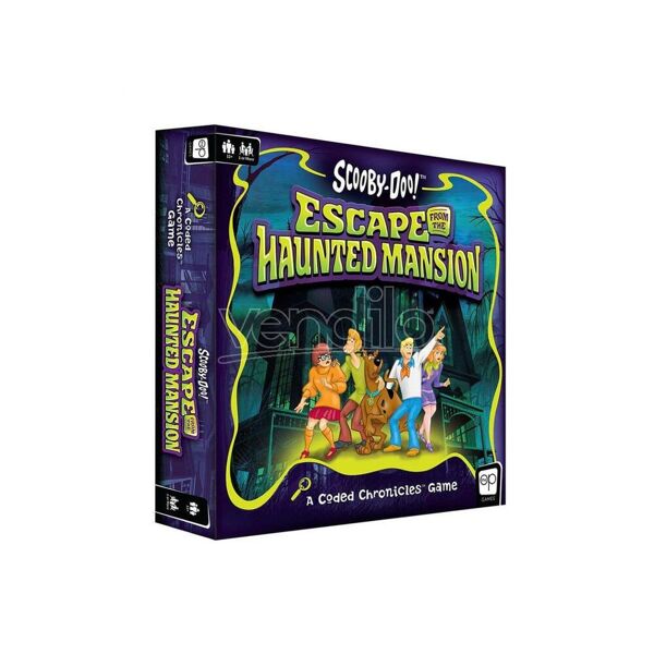 usaopoly scooby-doo gioco da tavolo escape from the haunted mansion - a coded chronicles&trade- game *english version*