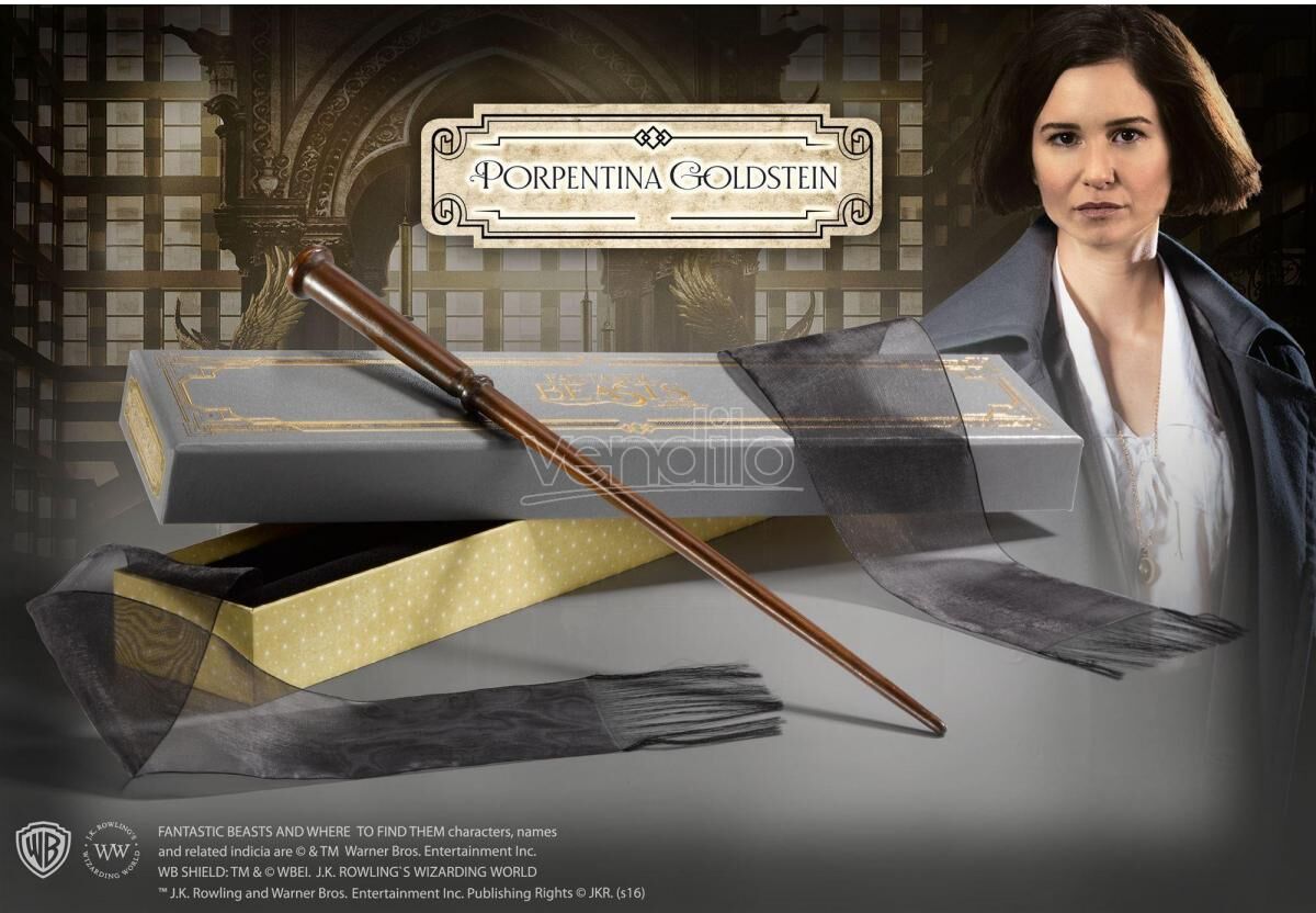 NOBLE COLLECTION Animali Fantastici Bacchetta Magica Porpentina Goldstein Olivander Noble NOBLE COLLECTION Animali Fantastici Bacchetta Magica Porpentina Goldstein Olivander Noble