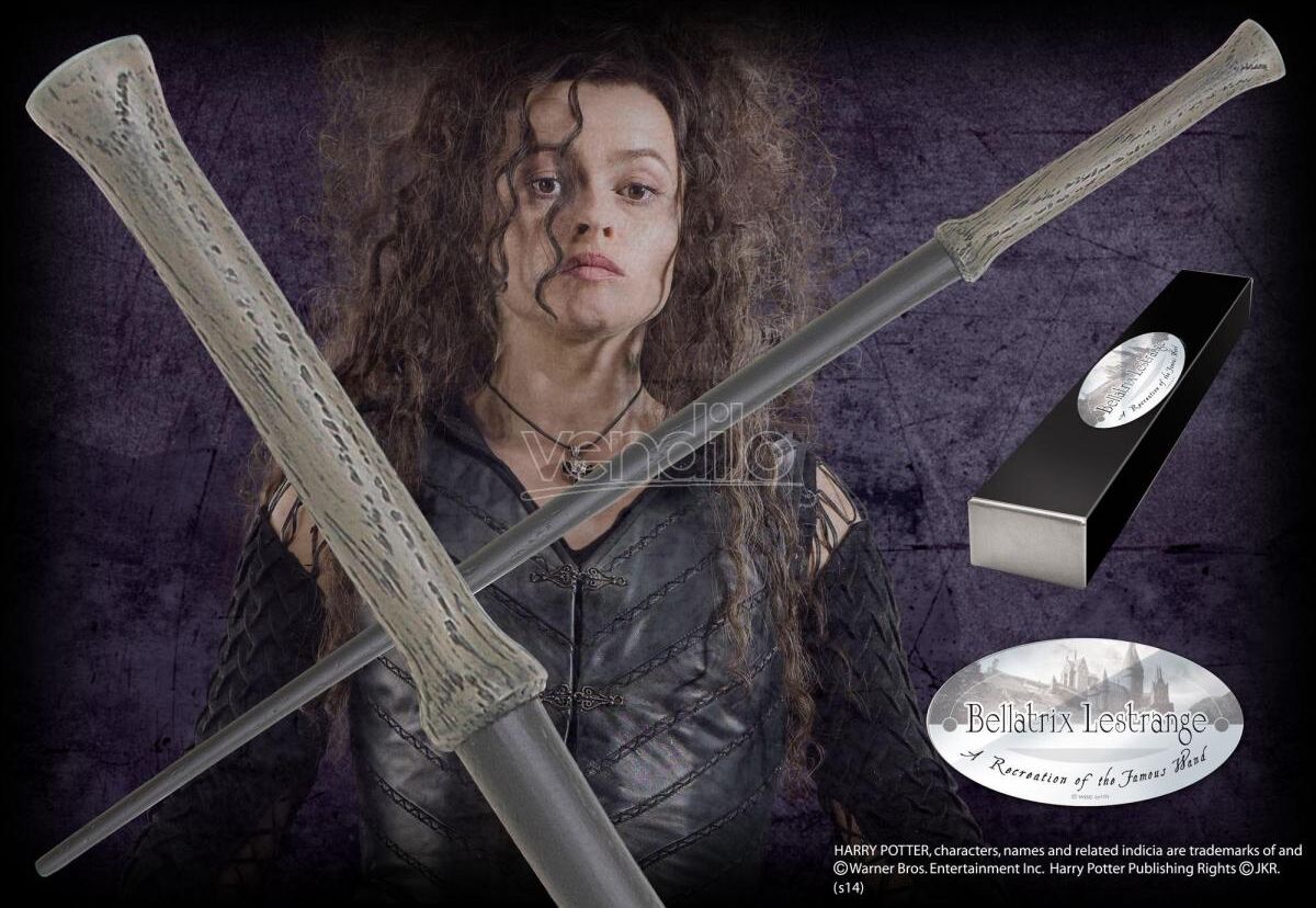 NOBLE COLLECTION Harry Potter Bacchetta Magica Bellatrix Lestrange Character NOBLE COLLECTION Harry Potter Bacchetta Magica Bellatrix Lestrange Character