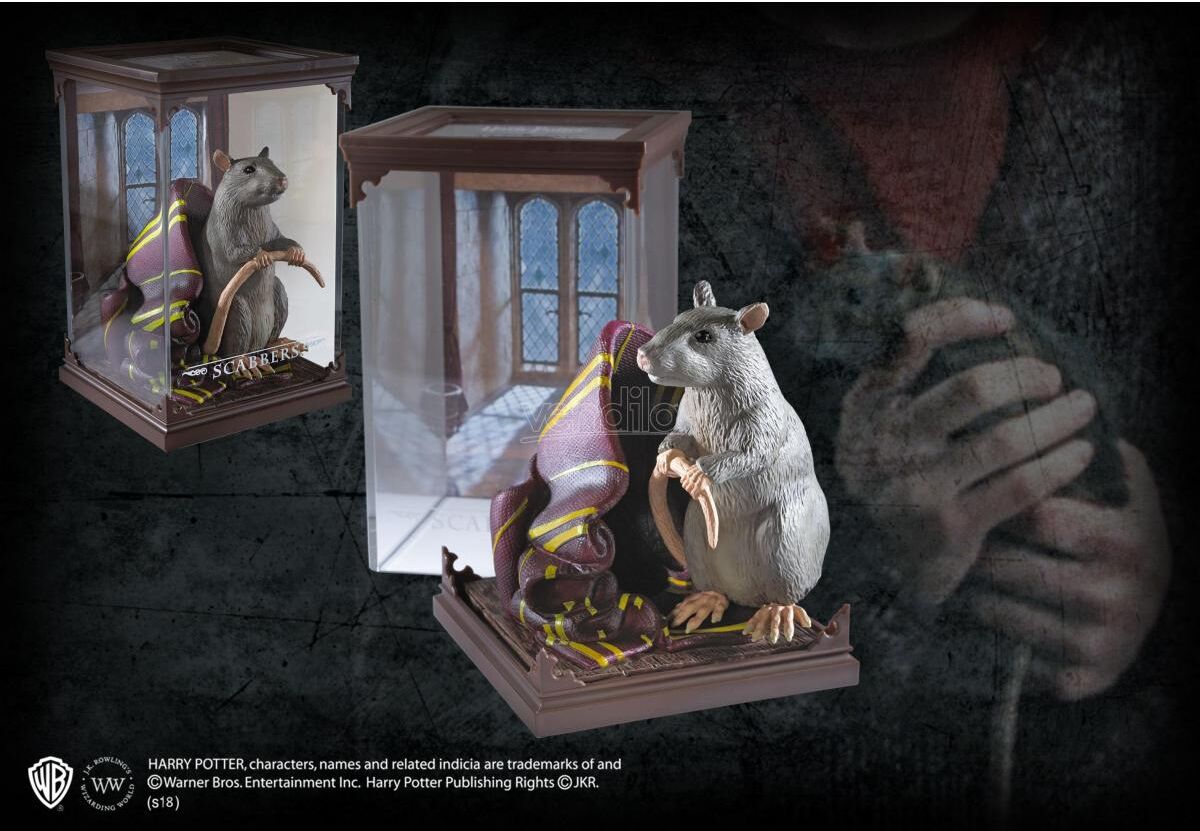 NOBLE COLLECTION Harry Potter Creature Magiche Statua Crosta Ratto 18 Cm NOBLE COLLECTION Harry Potter Creature Magiche Statua Crosta Ratto 18 Cm