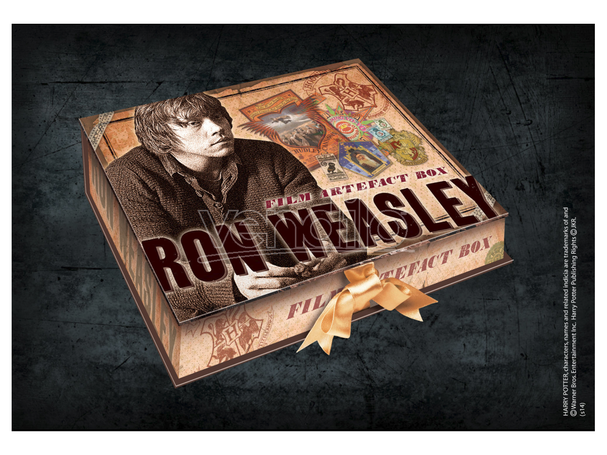 NOBLE COLLECTION Harry Potter Box Da Collezione Repliche Artefact Ron Weasley