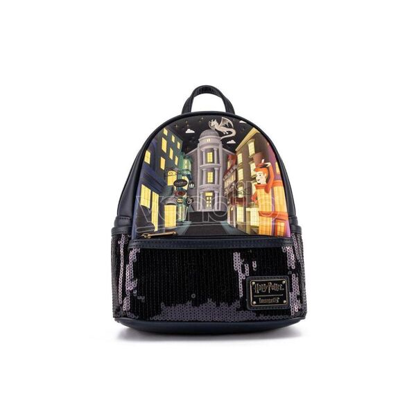 loungefly harry potter diagon alley paillettes zaino 26cm