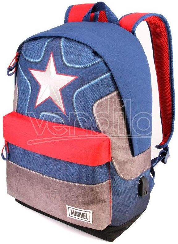 KARACTERMANIA Marvel Captain America Adaptable Zaino 42cm KARACTERMANIA Marvel Captain America Adaptable Zaino 42cm