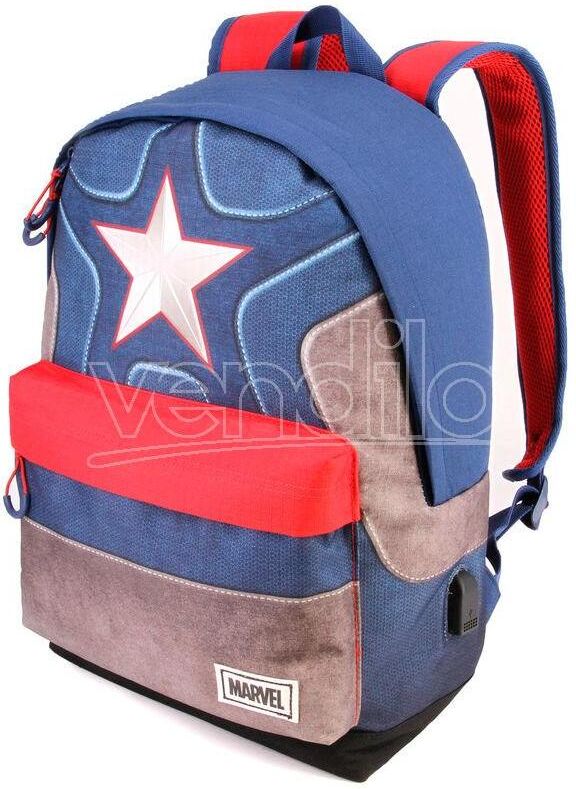 KARACTERMANIA Marvel Captain America Adaptable Zaino 42cm