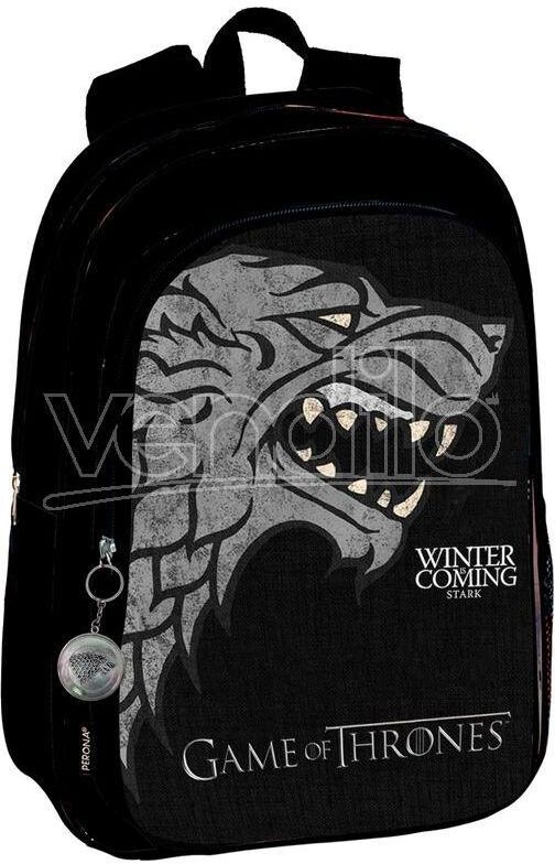 PERONA Game Of Thrones Stark Adaptable Zaino 43cm PERONA Game Of Thrones Stark Adaptable Zaino 43cm