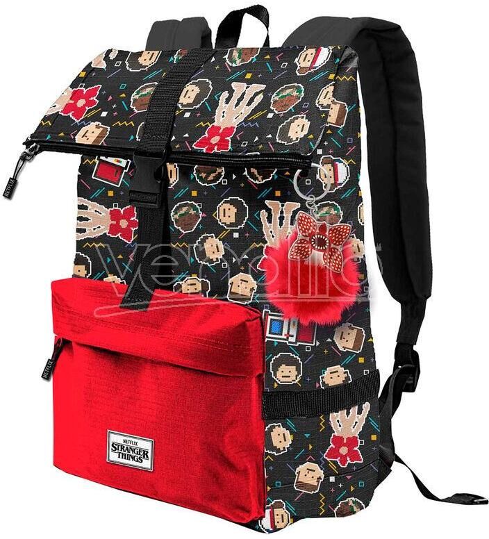 KARACTERMANIA Stranger Things Bits Zaino Con Flap 46cm KARACTERMANIA Stranger Things Bits Zaino Con Flap 46cm