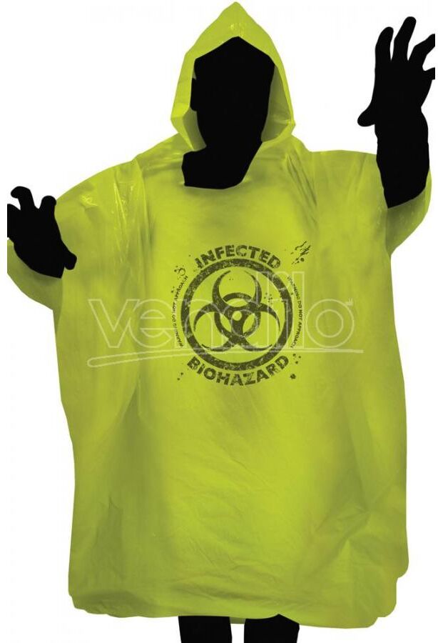 VARI Zombie Biohazard Rain Poncho Poncho Impermeabile