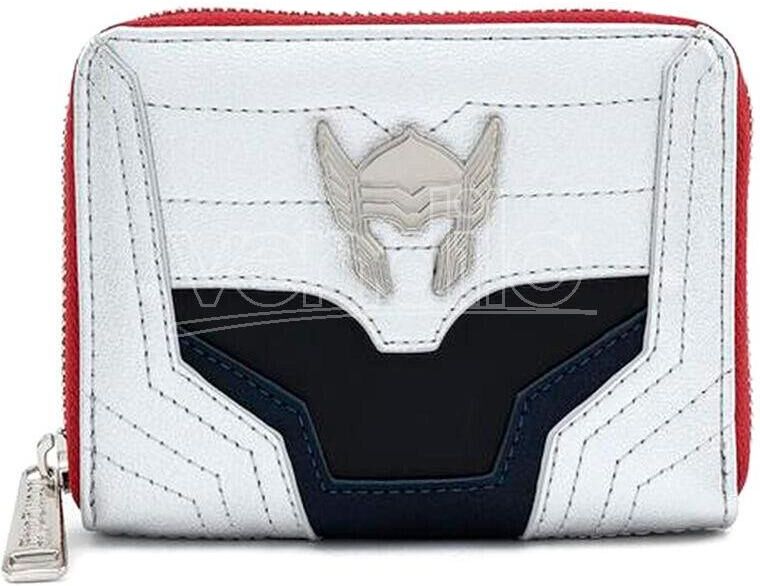 LOUNGEFLY Marvel Thopr Zip Portafoglio