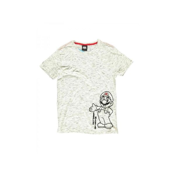 difuzed nintendo - super mario space dye t-shirt uomo