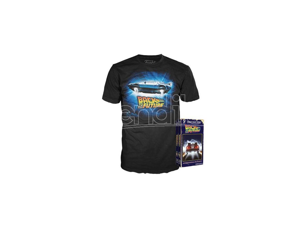 FUNKO 51682 - Ritorno Al Futuro - T-Shirt Pop Tee - Delorean L Gadget