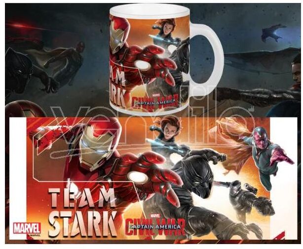 SEMIC Captain America Cw Team Stark Tazza