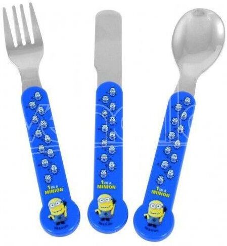 VARI Despicable Cattivissimo Me Bambino Cutlery 3 Set