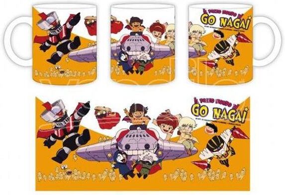 VARI Il Pazzo Mondo Go Nagai Yellow Tazza VARI Il Pazzo Mondo Go Nagai Yellow Tazza