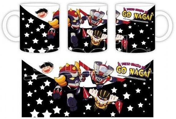 VARI Il Pazzo Mondo Go Nagai Black Tazza VARI Il Pazzo Mondo Go Nagai Black Tazza