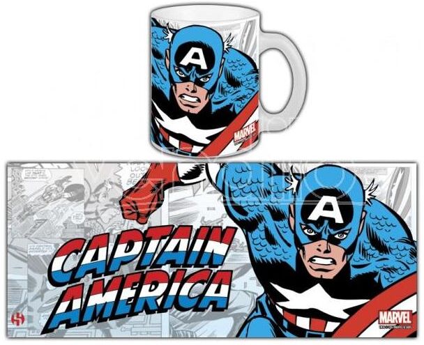 SEMIC Marvel Retro Captain America Tazza SEMIC Marvel Retro Captain America Tazza