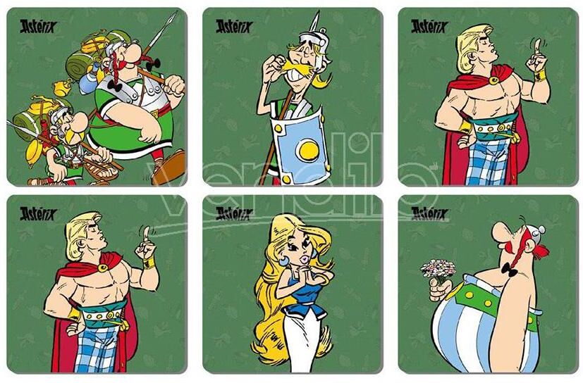 SD TOYS Asterix Legionary 6 Sottobicchieri Set Sottobicchieri SD TOYS Asterix Legionary 6 Sottobicchieri Set Sottobicchieri
