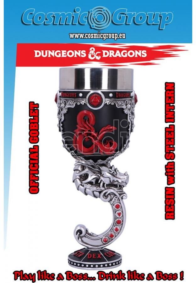 NEMESIS NOW Dungeons & Dragons Goblet Boccale