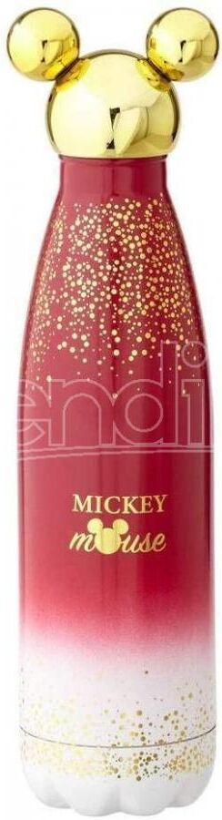 FUNKO Mickey Mouse Berry Disney Borraccia In Metallo Con Glitter 500 Ml FUNKO Mickey Mouse Berry Disney Borraccia In Metallo Con Glitter 500 Ml