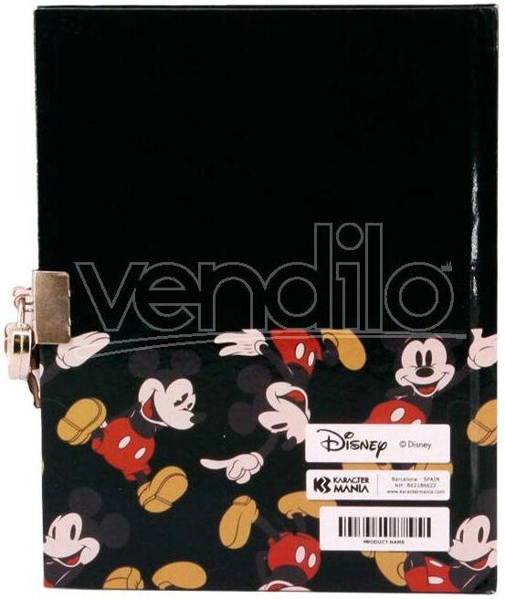 KARACTERMANIA Disney Mickey True Diary Con Key KARACTERMANIA Disney Mickey True Diary Con Key
