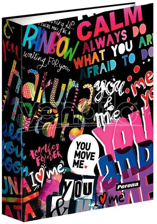 PERONA You & Me A4 Ringbinder 4 Anelli PERONA You & Me A4 Ringbinder 4 Anelli