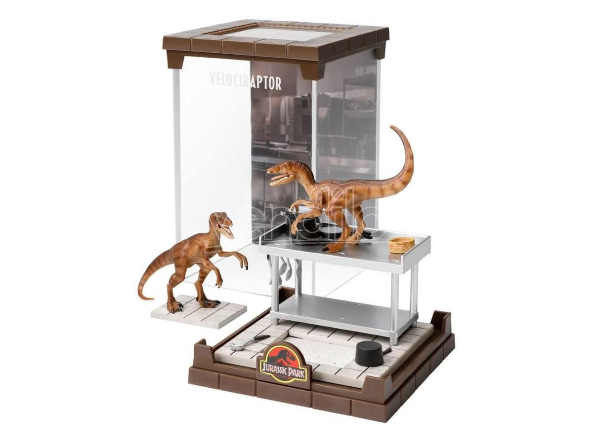 NOBLE COLLECTION Jurassic Park Creatura Diorama Velociraptors 18 Cm