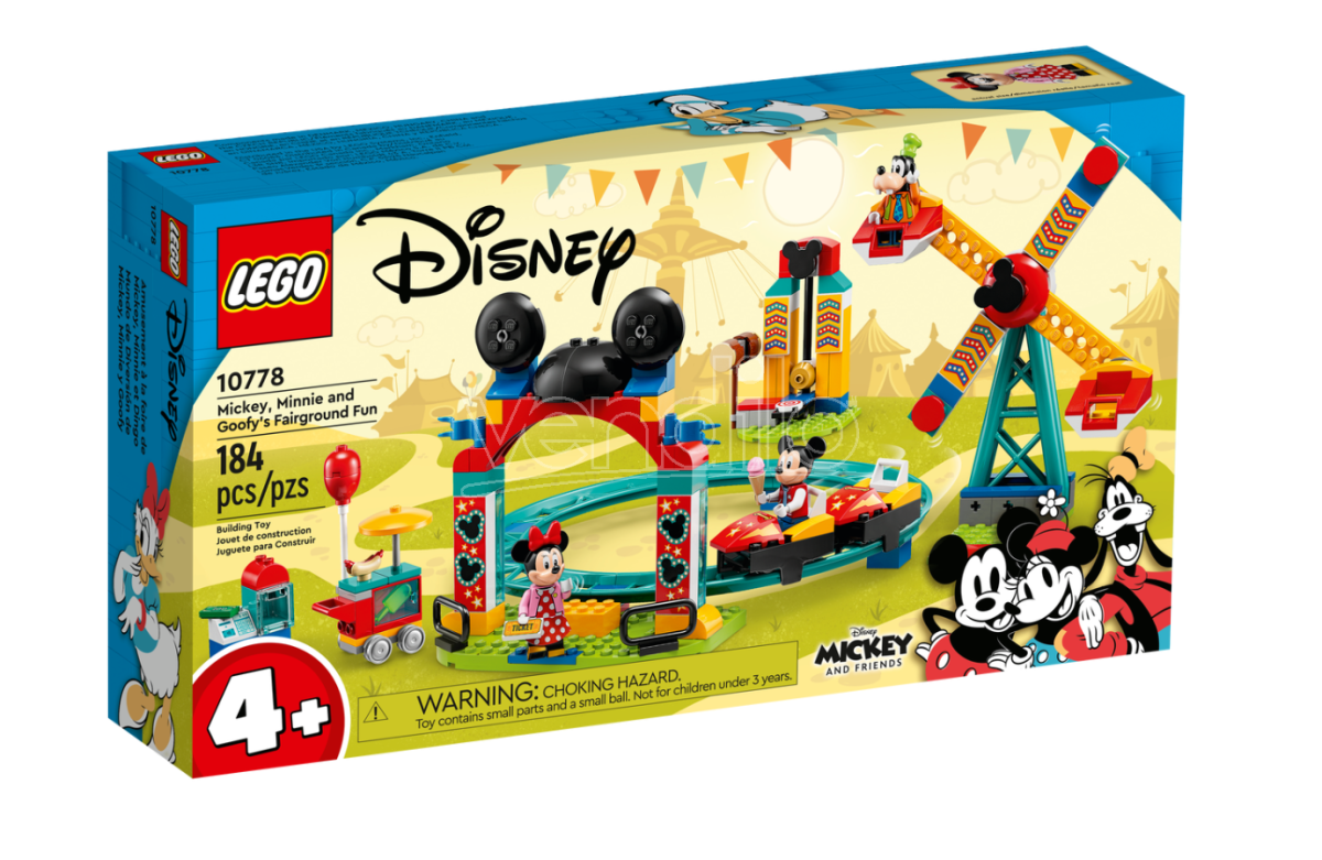 Lego Disney Mickey & Friends 10778 - Il Luna Park Di Topolino, Minnie E Pippo