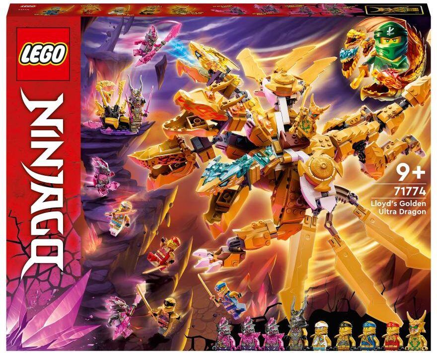 Lego Ninjago 71774 - Ulrea Drago D'Oro Di Lloyd