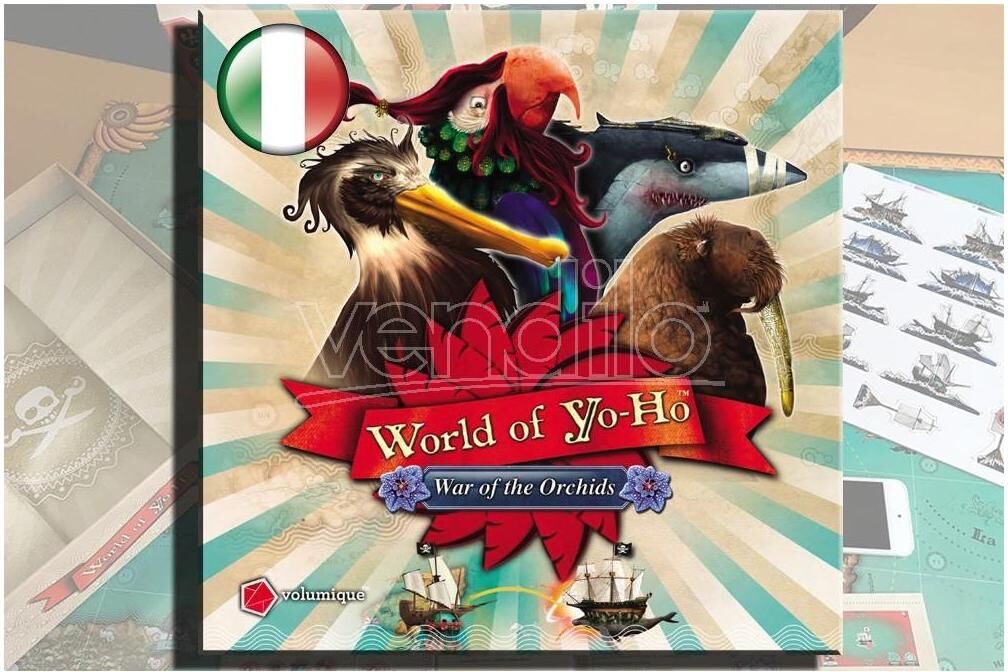 VOLUMIQUE World Yo Ho War Of The Orchids Boardgame Gioco Da Tavolo