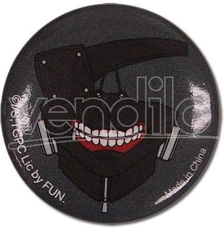 GE ANIMATION Tokyo Ghoul Kaneki Mask Button Spilla GE ANIMATION Tokyo Ghoul Kaneki Mask Button Spilla