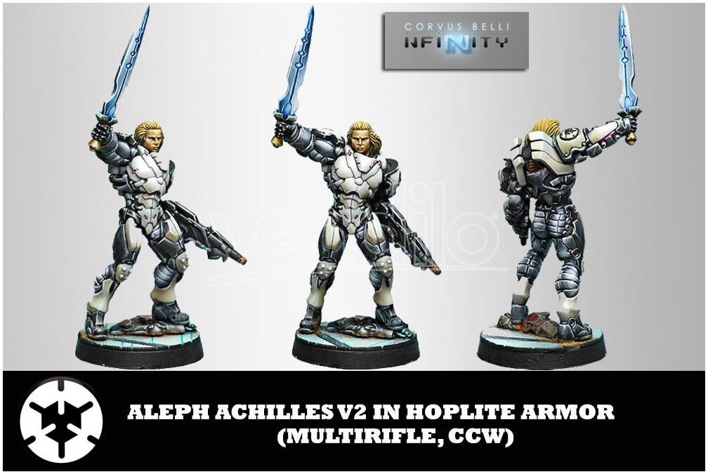 CORVUS BELLI 0598 Alep Achilles V2 (Hoplite Armor) Wargame CORVUS BELLI 0598 Alep Achilles V2 (Hoplite Armor) Wargame