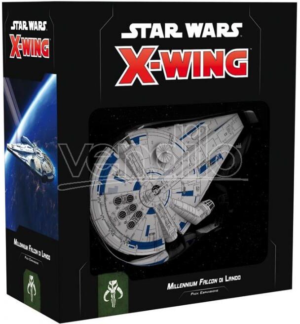ASTERION Sw X-Wing Ii Ed. Millenium Falcon Lando Gioco Da Tavolo ASTERION Sw X-Wing Ii Ed. Millenium Falcon Lando Gioco Da Tavolo