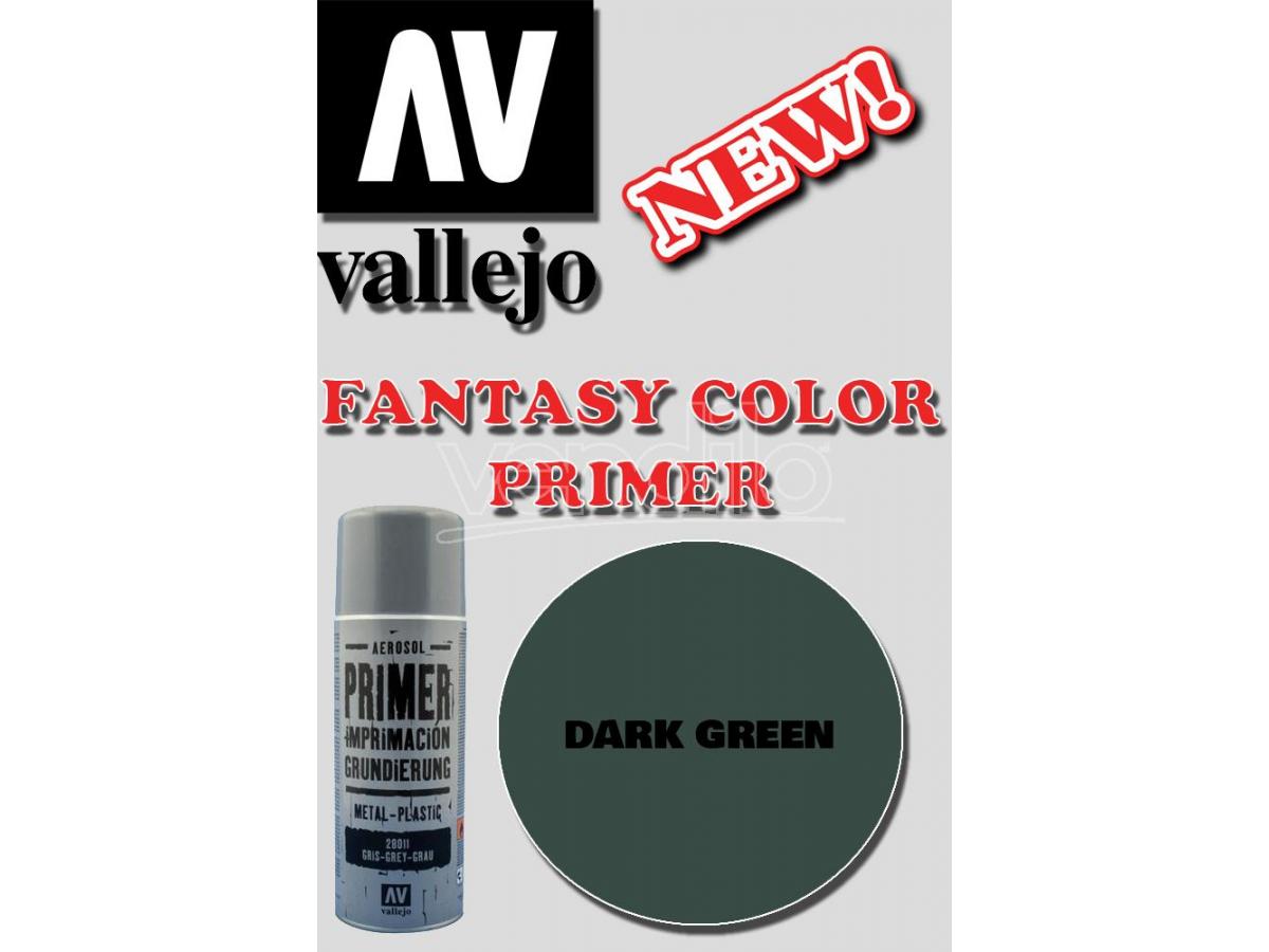 VALLEJO Fantasy Color Primer Dark Green 28026 Colori