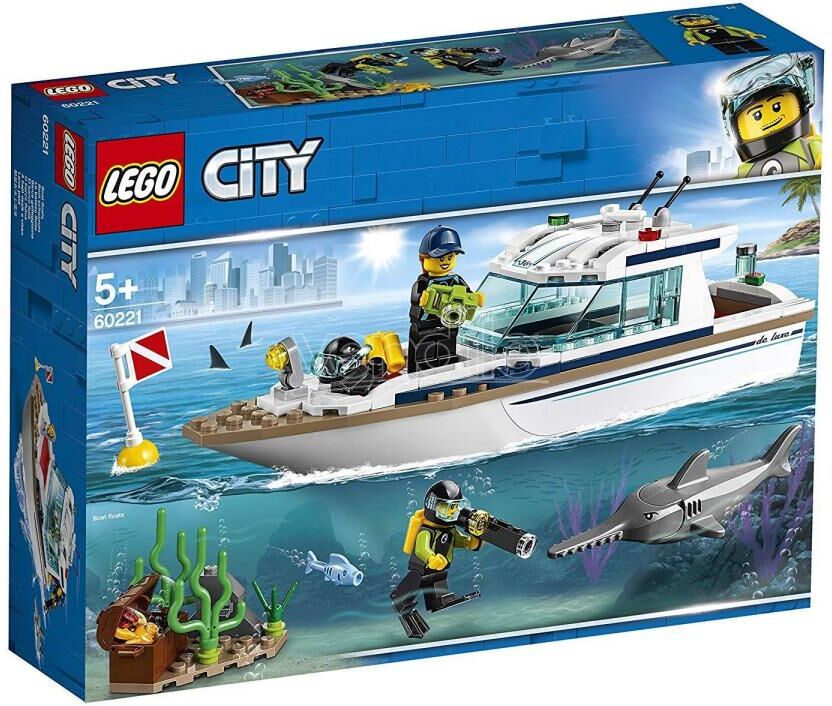 Lego City Polizia 60221 - Yacht Per Immersioni