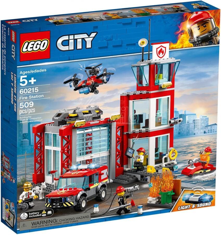 Lego City Fire 60215 - Caserma Dei Pompieri Lego City Fire 60215 - Caserma Dei Pompieri