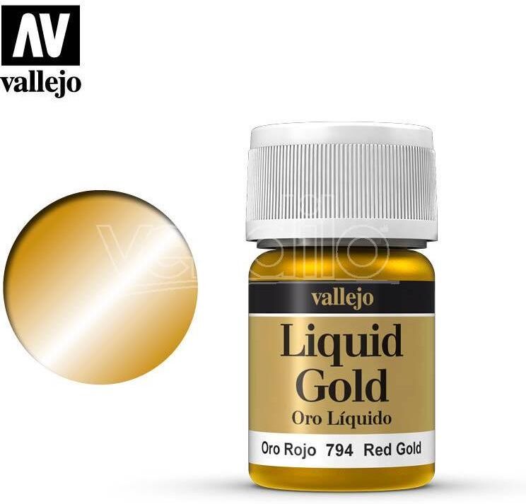 VALLEJO Model Color Liquid Rd Gold Alcohol 70794 Colori VALLEJO Model Color Liquid Rd Gold Alcohol 70794 Colori