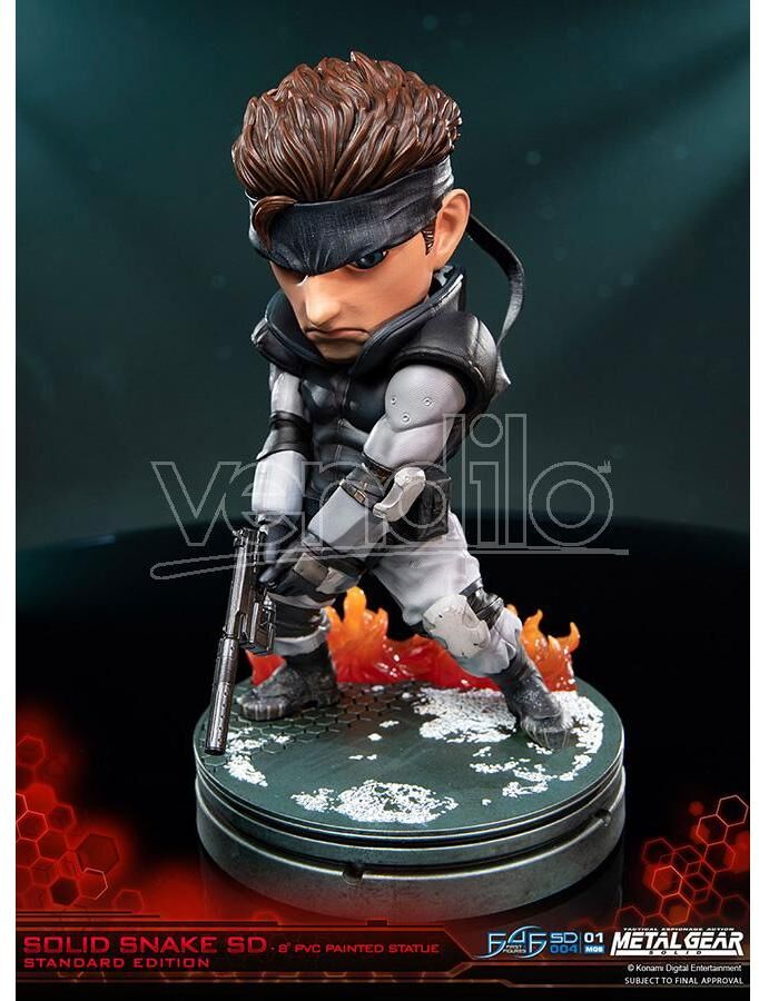 FIRST4FIGURES Mgs Solid Snake Superdeformed St Statua FIRST4FIGURES Mgs Solid Snake Superdeformed St Statua