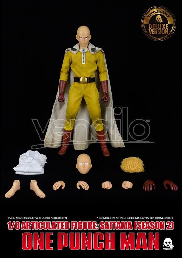 THREEZERO One Punch Man Saitama (Season 2) Dlx Af Action Figure THREEZERO One Punch Man Saitama (Season 2) Dlx Af Action Figure