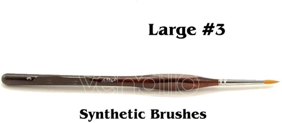 GSW Brush Large 3 Synthetic Accessori Per Modellismo