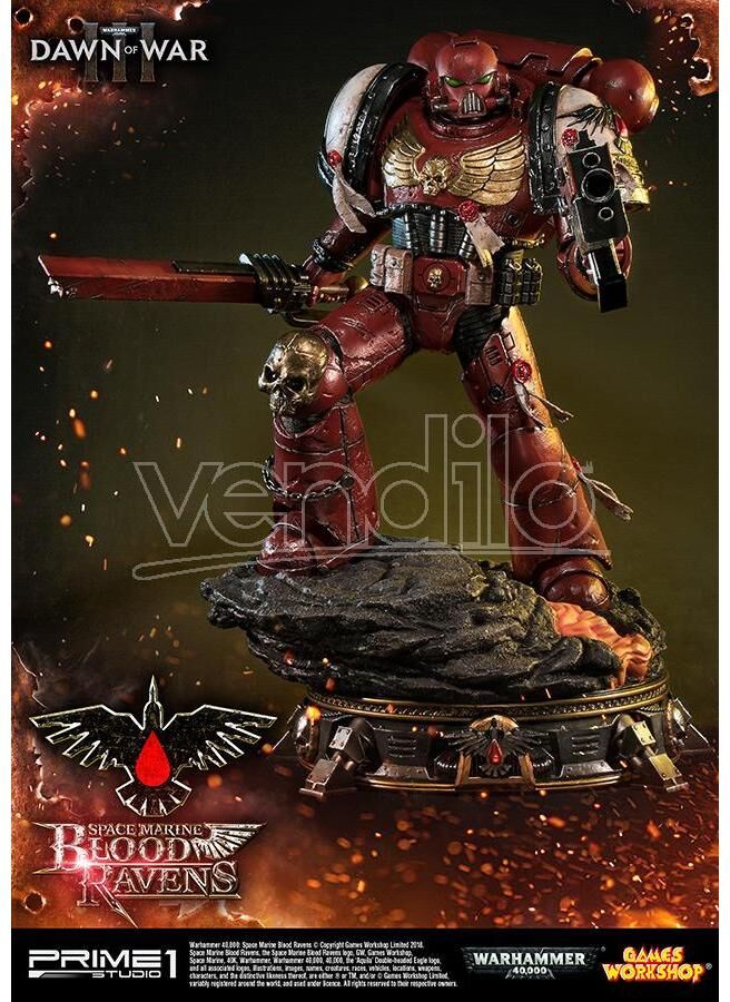 PRiME W40k Space Marine Blood Ravens Statua