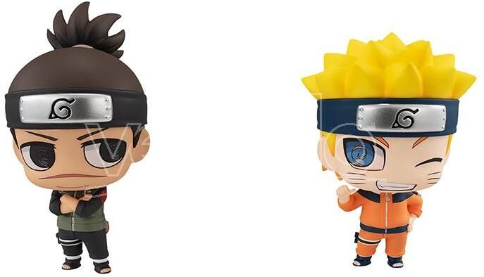 MEGAHOUSE Cb Naruto Umino Iruka & Uzumaki Naruto Mini Figura MEGAHOUSE Cb Naruto Umino Iruka & Uzumaki Naruto Mini Figura