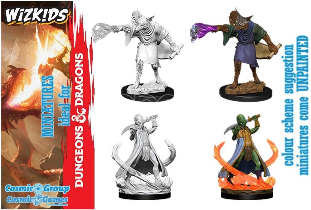 WIZKIDS Wizbambino D&d Nolzur Mum Arcanaloth & Ultroloth Miniature E Modellismo WIZKIDS Wizbambino D&d Nolzur Mum Arcanaloth & Ultroloth Miniature E Modellismo