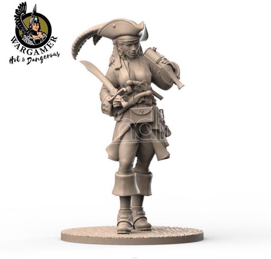 HOT AND DAGEROUS 54 Mm Jackie The Pirate Miniature E Modellismo Hot E Dagerous HOT AND DAGEROUS 54 Mm Jackie The Pirate Miniature E Modellismo Hot E Dagerous