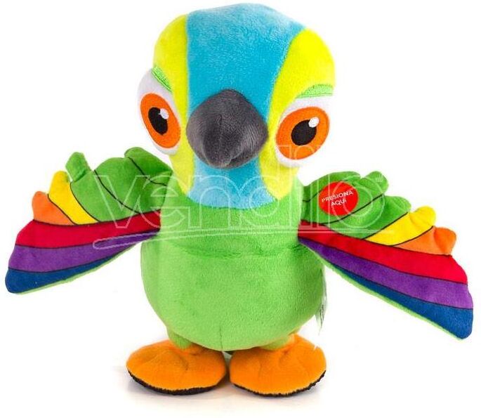BANDAI The Zenon Farm Parrot Pepe Interactive Peluche BANDAI The Zenon Farm Parrot Pepe Interactive Peluche