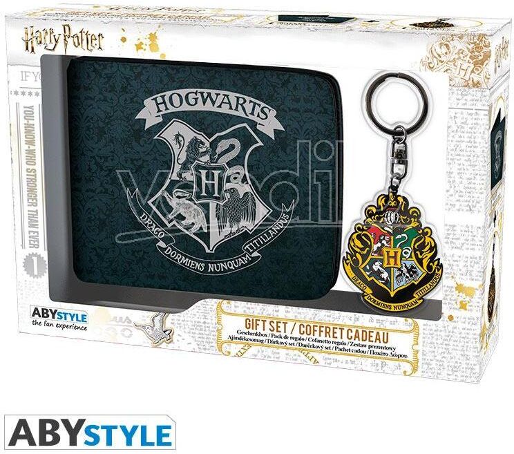 ABYSTYLE Harry Potter Set Portafoglio  + Portachiavi Con Stemma "Hogwarts" ABYSTYLE Harry Potter Set Portafoglio  + Portachiavi Con Stemma "Hogwarts"