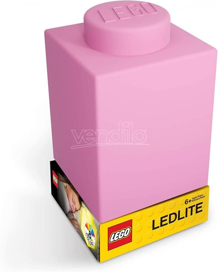 JOY TOY Lego Luce Notturna Classic Silicone Brick Rosa 8 X 8 Cm Joytoy JOY TOY Lego Luce Notturna Classic Silicone Brick Rosa 8 X 8 Cm Joytoy