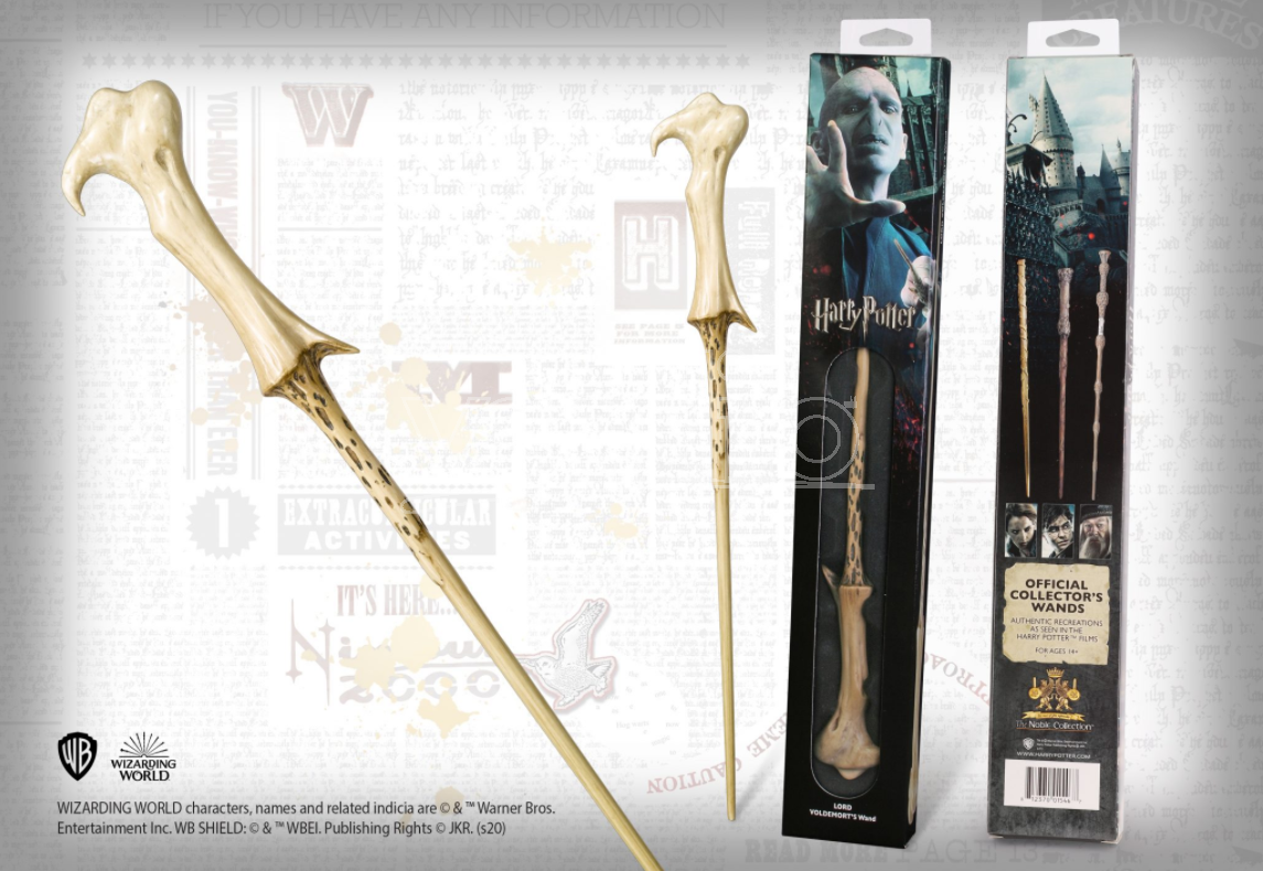 NOBLE COLLECTION Harry Potter Bacchetta Magica Lord Voldemort In Blister NOBLE COLLECTION Harry Potter Bacchetta Magica Lord Voldemort In Blister