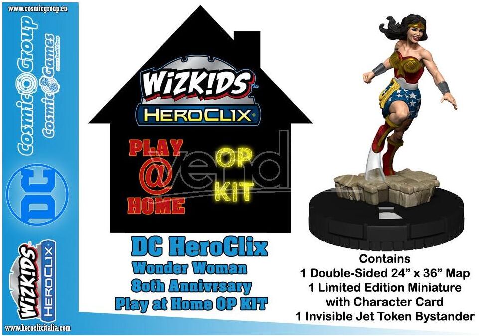 WIZKIDS Dchc Wonder Woman 80th Ann. Pah Kit Gioco Da Tavolo Wizbambino WIZKIDS Dchc Wonder Woman 80th Ann. Pah Kit Gioco Da Tavolo Wizbambino