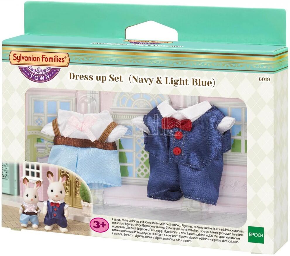 SYLVANIAN FAMILIES Sylvanian Family 6019 - Abiti Maschili Da Sera (Blu,Azzurro) SYLVANIAN FAMILIES Sylvanian Family 6019 - Abiti Maschili Da Sera (Blu,Azzurro)