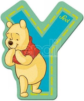 TRUDI Sevi 82783 - Winnie The Pooh Letteraa Y Adesiva 7 Cm