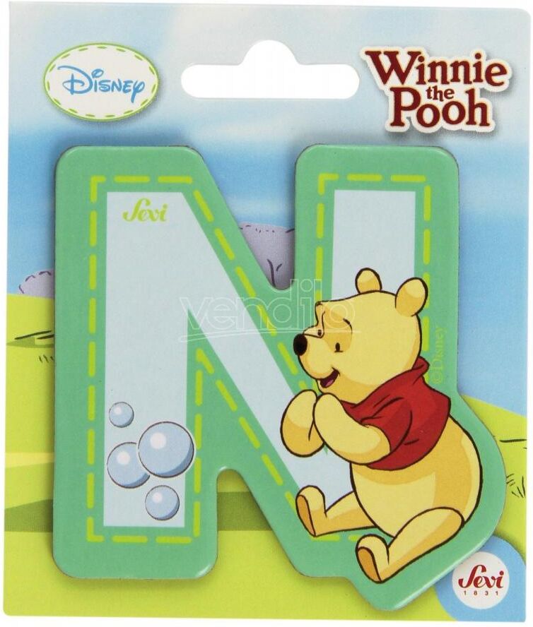 TRUDI Sevi 82772 - Winnie The Pooh Letteraa N Adesiva 7 Cm